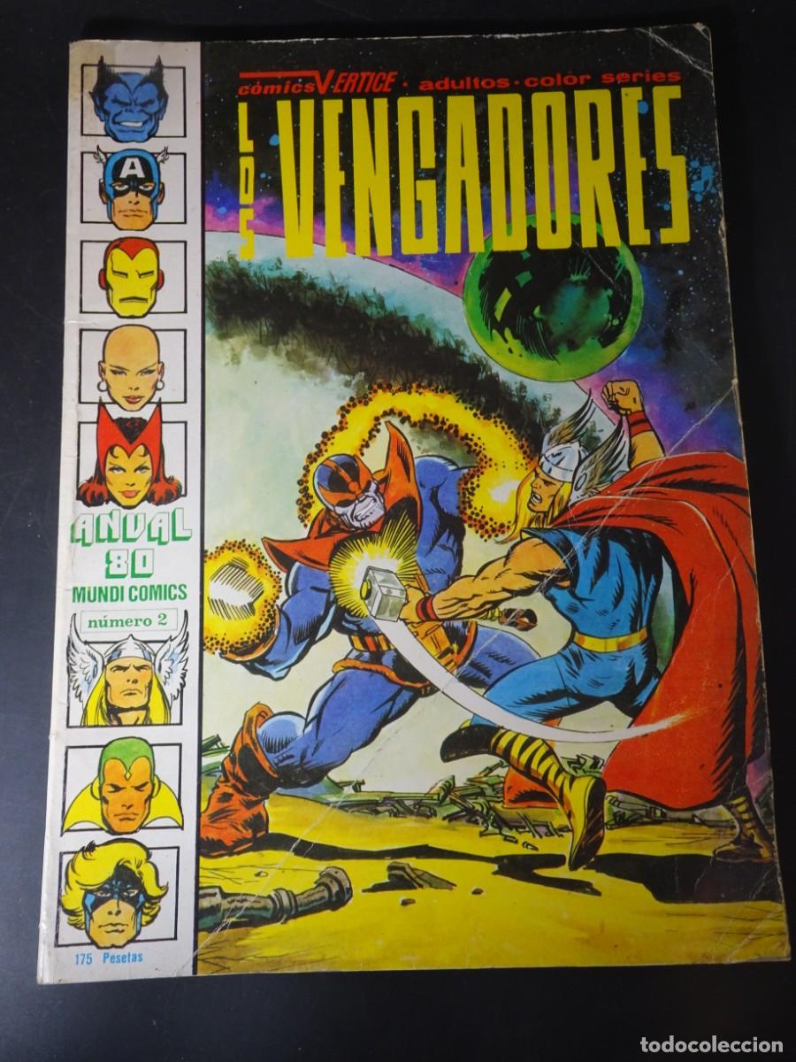 Comics: COMIC LOS VENGADORES N&ordm; 2 , ANUAL 80 ,MUNDI COMICS VERTICE, VER FOTOS