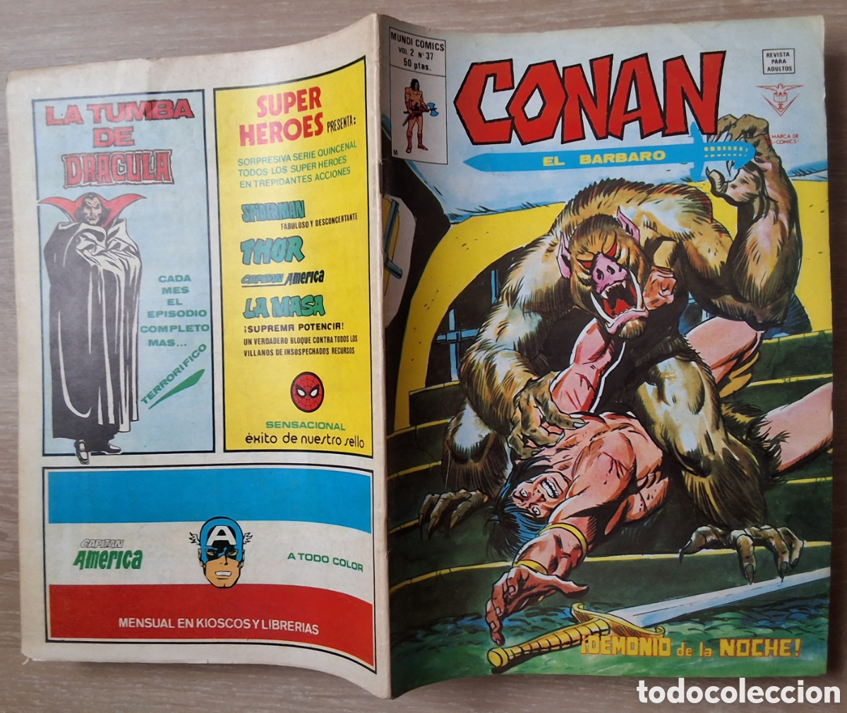 Comics: Conan el barbaro comic volumen 2 n&uacute;mero 37 edita vertice