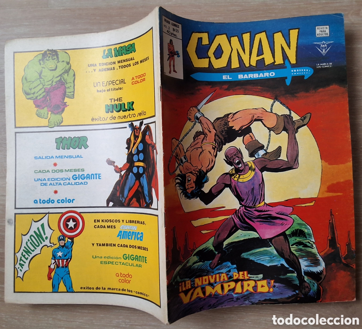Comics: Conan el barbaro comic volumen 2 n&uacute;mero 35 edita vertice