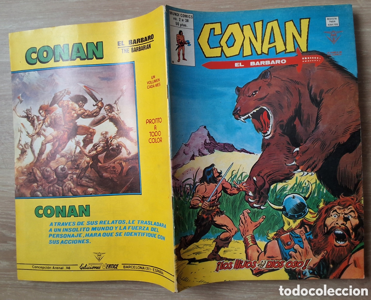 Comics: Conan el barbaro comic volumen 2 n&uacute;mero 36 edita vertice