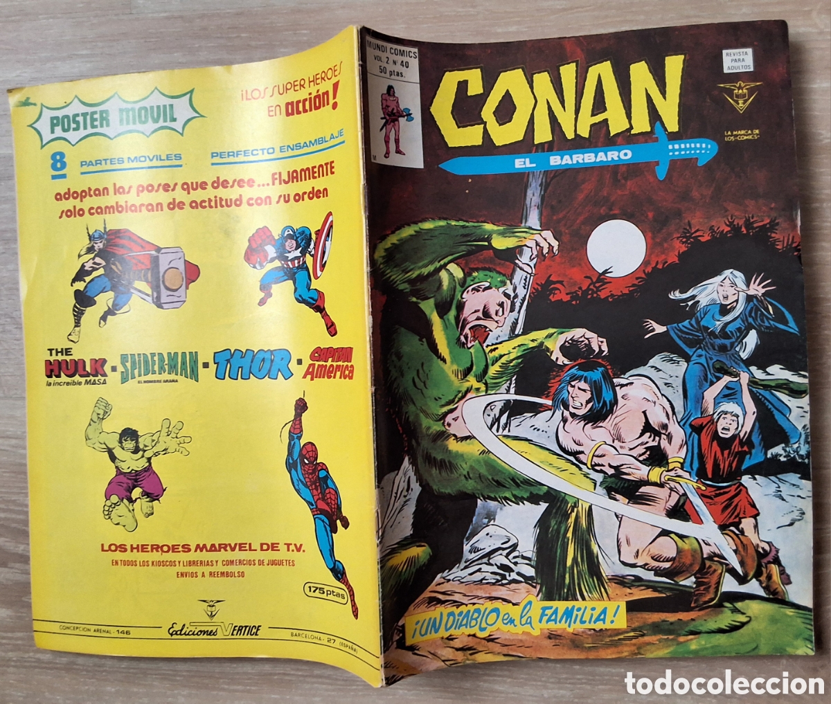 Comics: Conan el barbaro comic volumen 2 n&uacute;mero 40 edita vertice