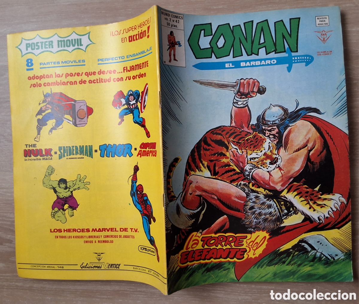 Comics: Conan el barbaro comic volumen 2 n&uacute;mero 42 edita vertice
