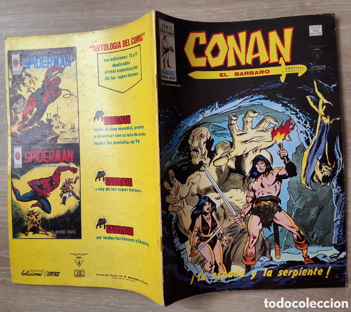 Comics: Conan el barbaro comic volumen 2 n&uacute;mero 27 edita vertice