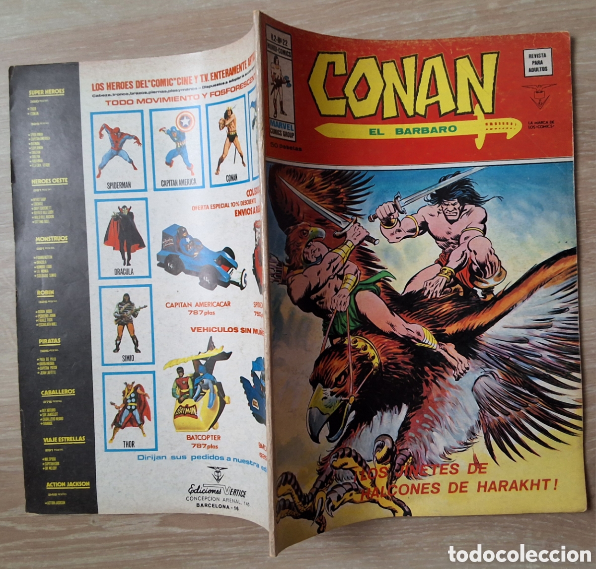 Comics: Conan el barbaro comic volumen 2 n&uacute;mero 22 edita vertice