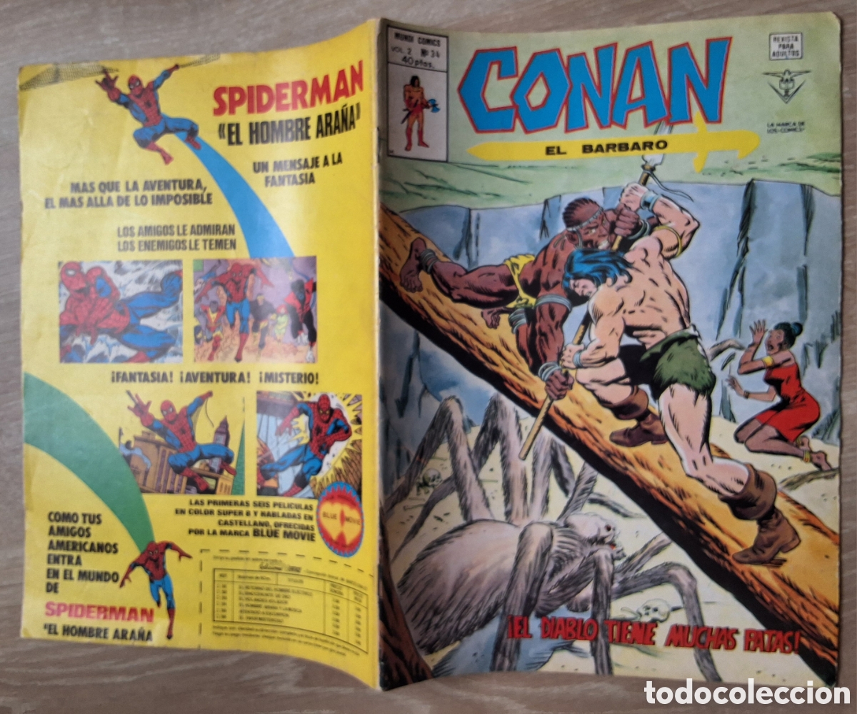 Comics: Conan el barbaro comic volumen 2 n&uacute;mero 34 edita vertice