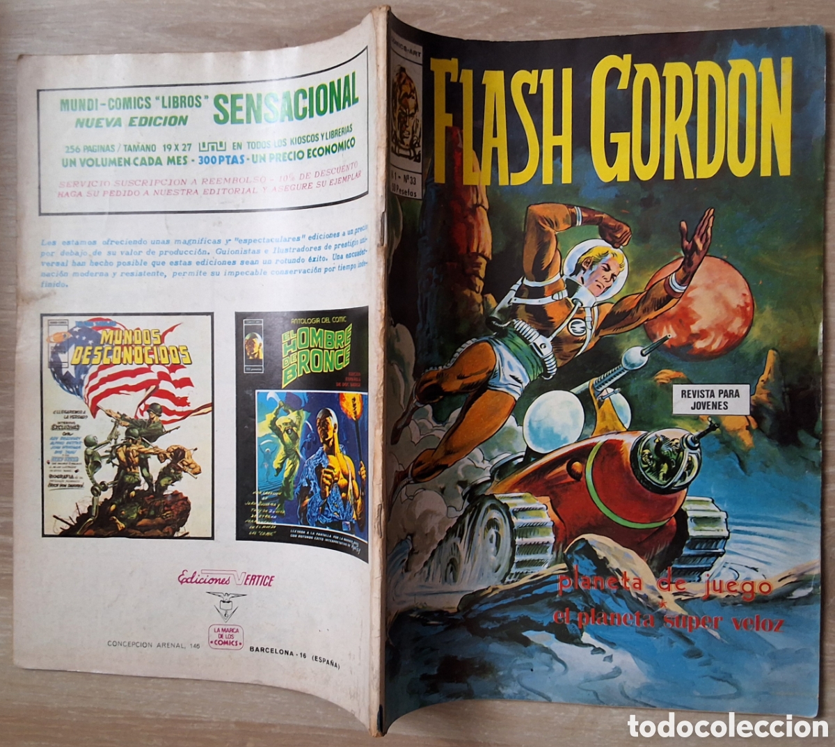 Comics: Flash gordon comic volumen 1 n&uacute;mero 33 edita vertice