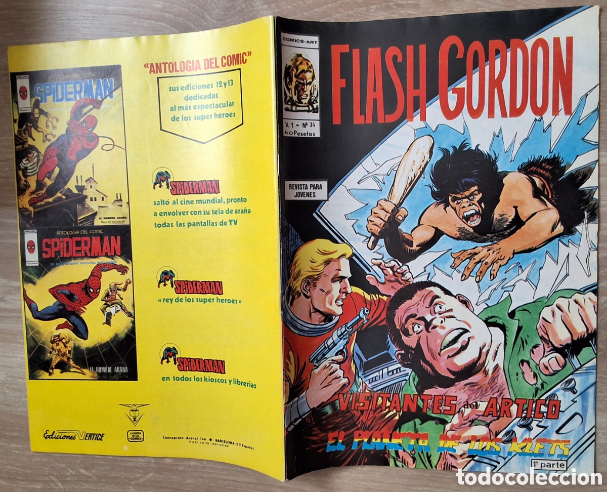 C&oacute;mics: Flash gordon comic volumen 1 n&uacute;mero 34 edita vertice - Foto 1