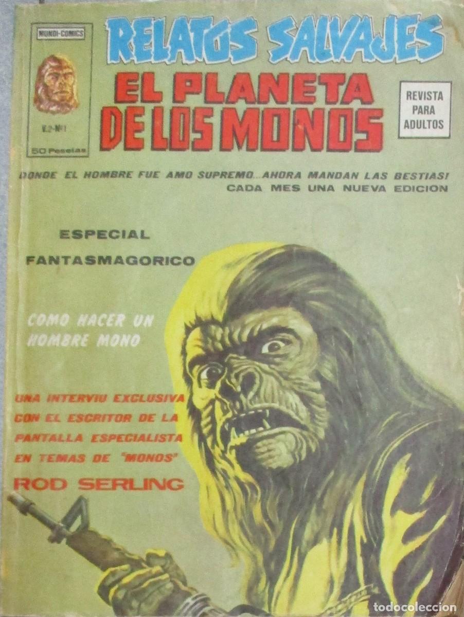 Comics: COLECCION COMPLETA EL PLANETA DE LOS MONOS / SIMIOS 29 NUMEROS - RELATOS SALVAJES - VERTICE