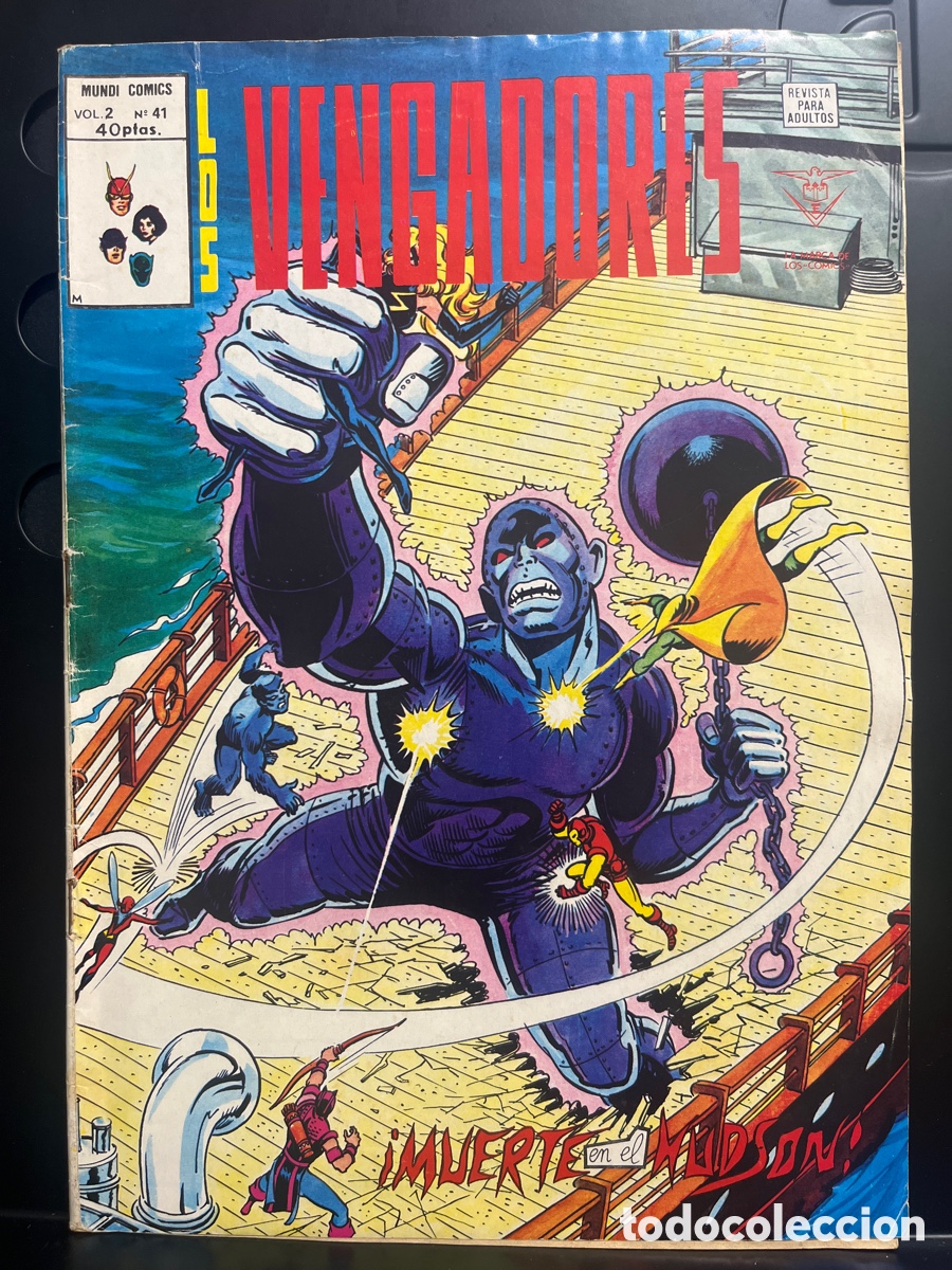 Comics: LOS VENGADORES VOL.2 N.41 MUERTE EN EL HUDSON MUNDI-COMICS ( 1974/1980 )