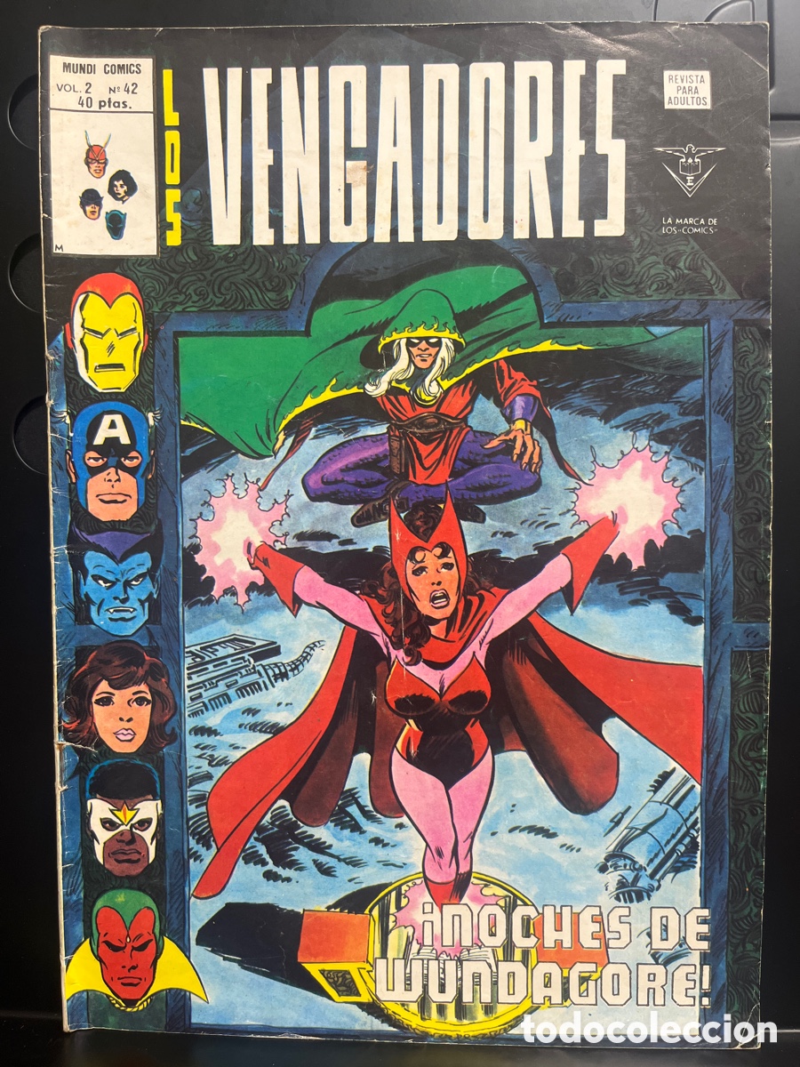 Comics: LOS VENGADORES VOL.2 N.42 NOCHES DE WUNDAGORE MUNDI-COMICS ( 1974/1980 )