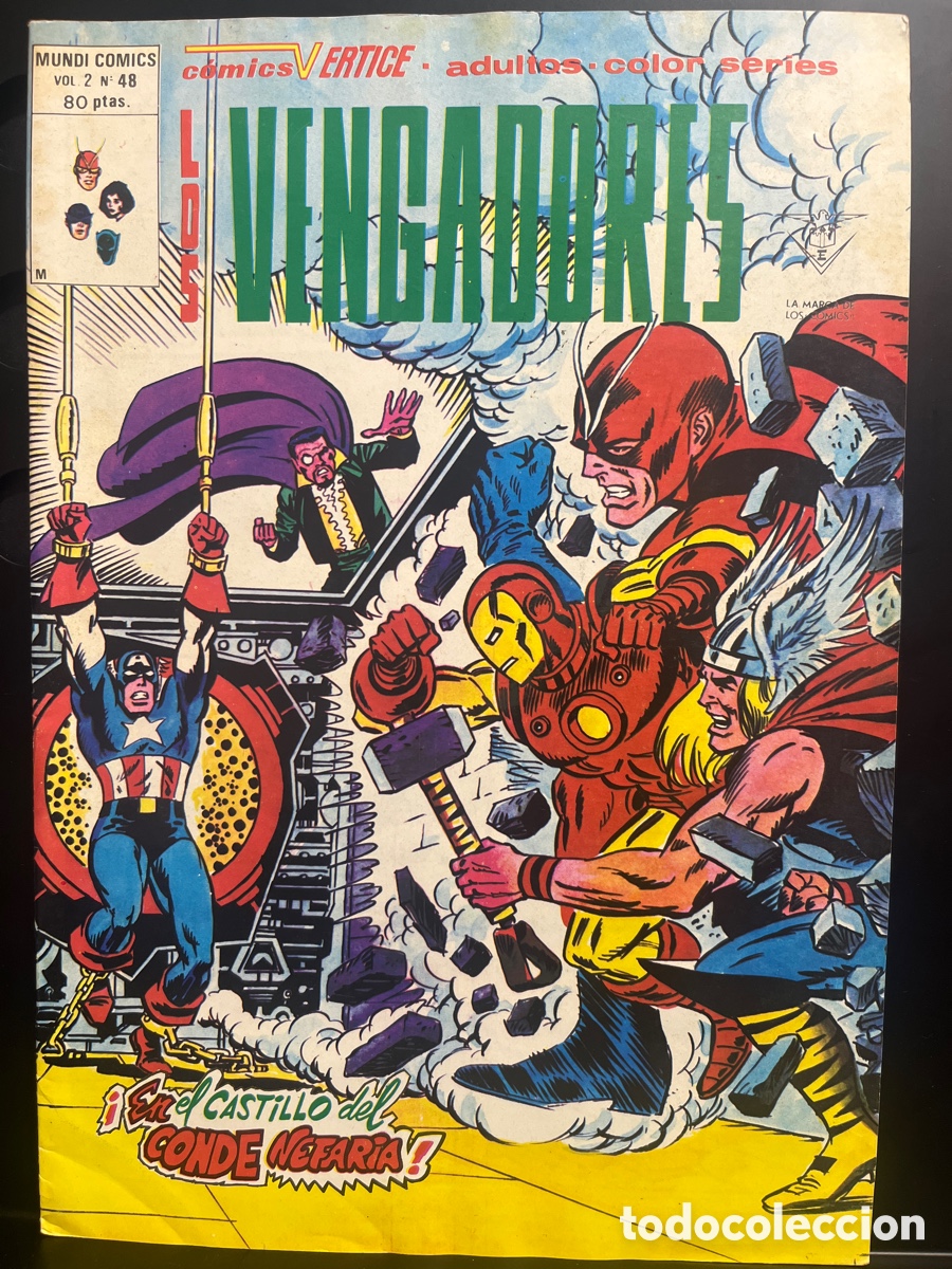 Comics: LOS VENGADORES VOL.2 N.48 EN EL CASTILLO DEL CONDE NEFARIA MUNDI-COMICS ( 1974/1980 )