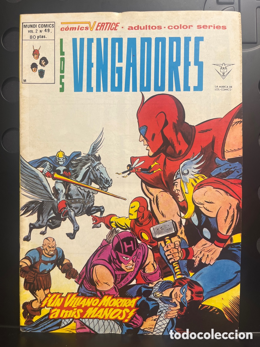 Comics: LOS VENGADORES VOL.2 N.49 UN VILLANO MORIR&Aacute; A MIS MANOS MUNDI-COMICS ( 1974/1980 )