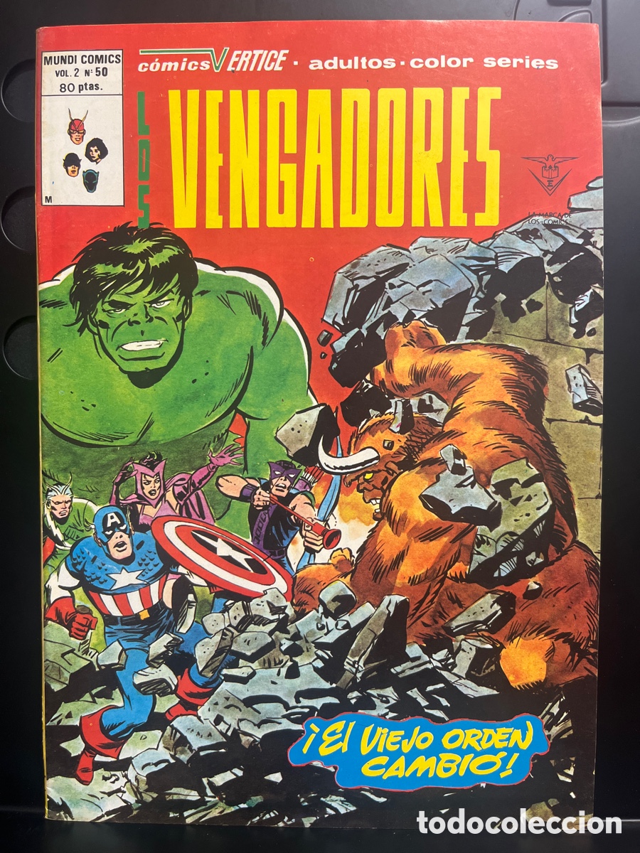 Comics : LOS VENGADORES VOL.2 N.50 EL VIEJO ORDEN CAMBI&Oacute; MUNDI-COMICS ( 1974/1980 )