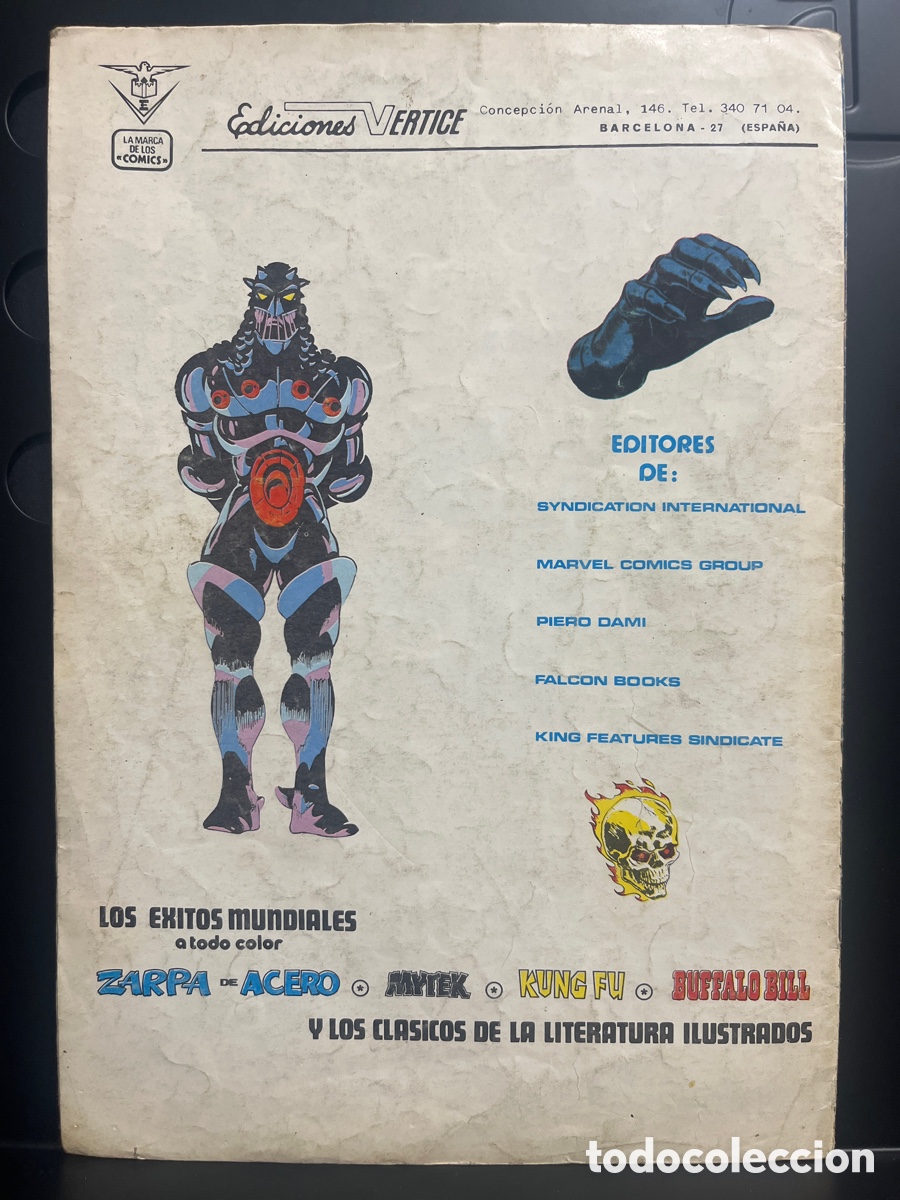 C&oacute;mics: DAN DEFENSOR VOL.4 N.1 PRISIONERA MUNDICOMICS ( 1981/1982 ) - Foto 2