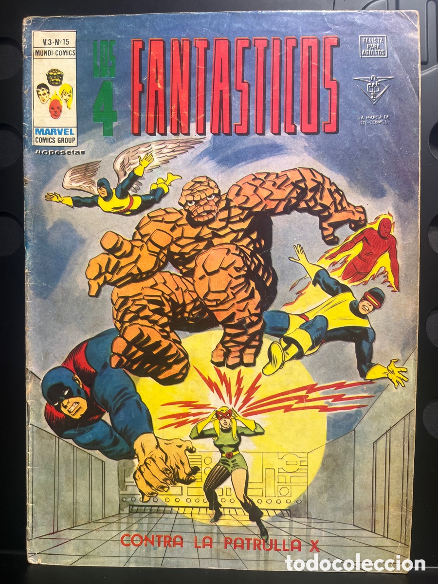 Comics: LOS 4 FANT&Aacute;STICOS VOL.3 N.15 CONTRA LA PATRULLA X MUNDI-C&Oacute;MICS ( 1977/1980 )