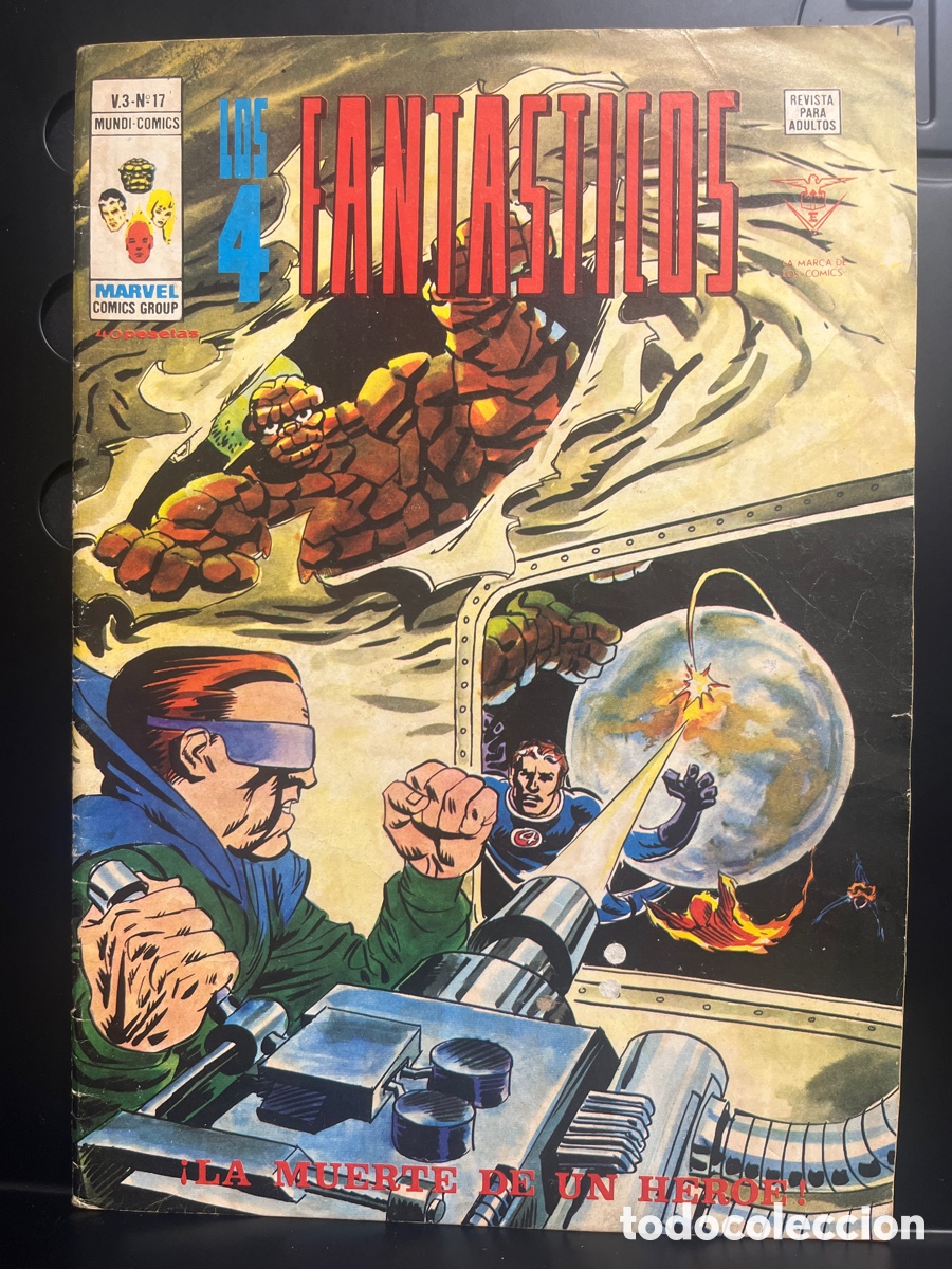 Fumetti: LOS 4 FANT&Aacute;STICOS VOL.3 N.17 LA MUERTE DE UN H&Eacute;ROE MUNDI-C&Oacute;MICS ( 1977/1980 )