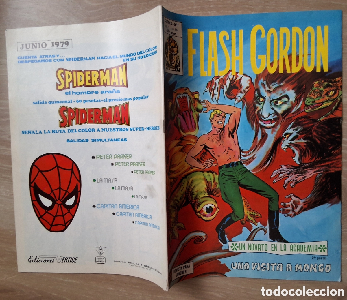 C&oacute;mics: Flash gordon comic volumen 1 n&uacute;mero 36 edita vertice - Foto 1
