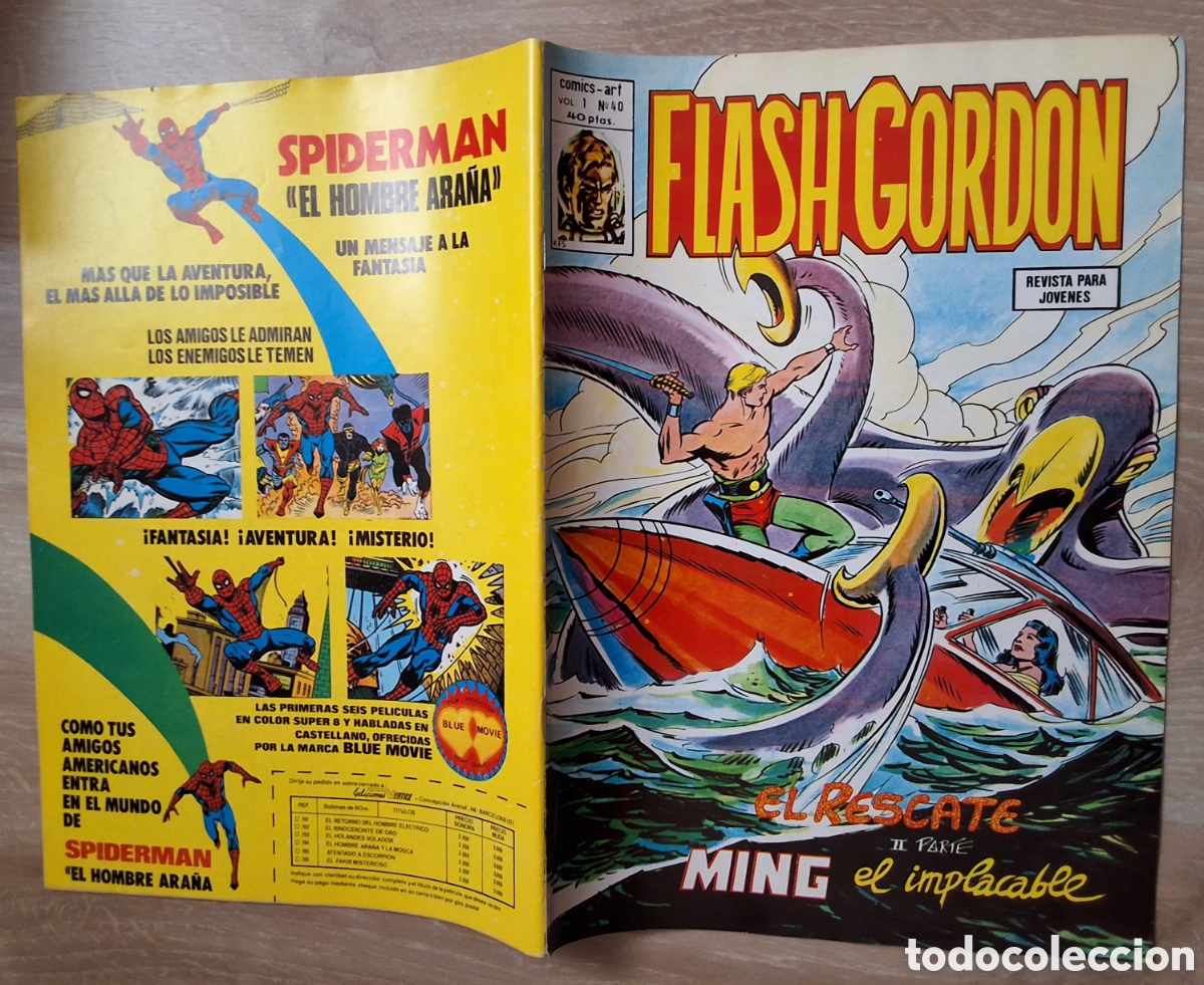 C&oacute;mics: Flash gordon comic volumen 1 n&uacute;mero 40 edita vertice - Foto 1