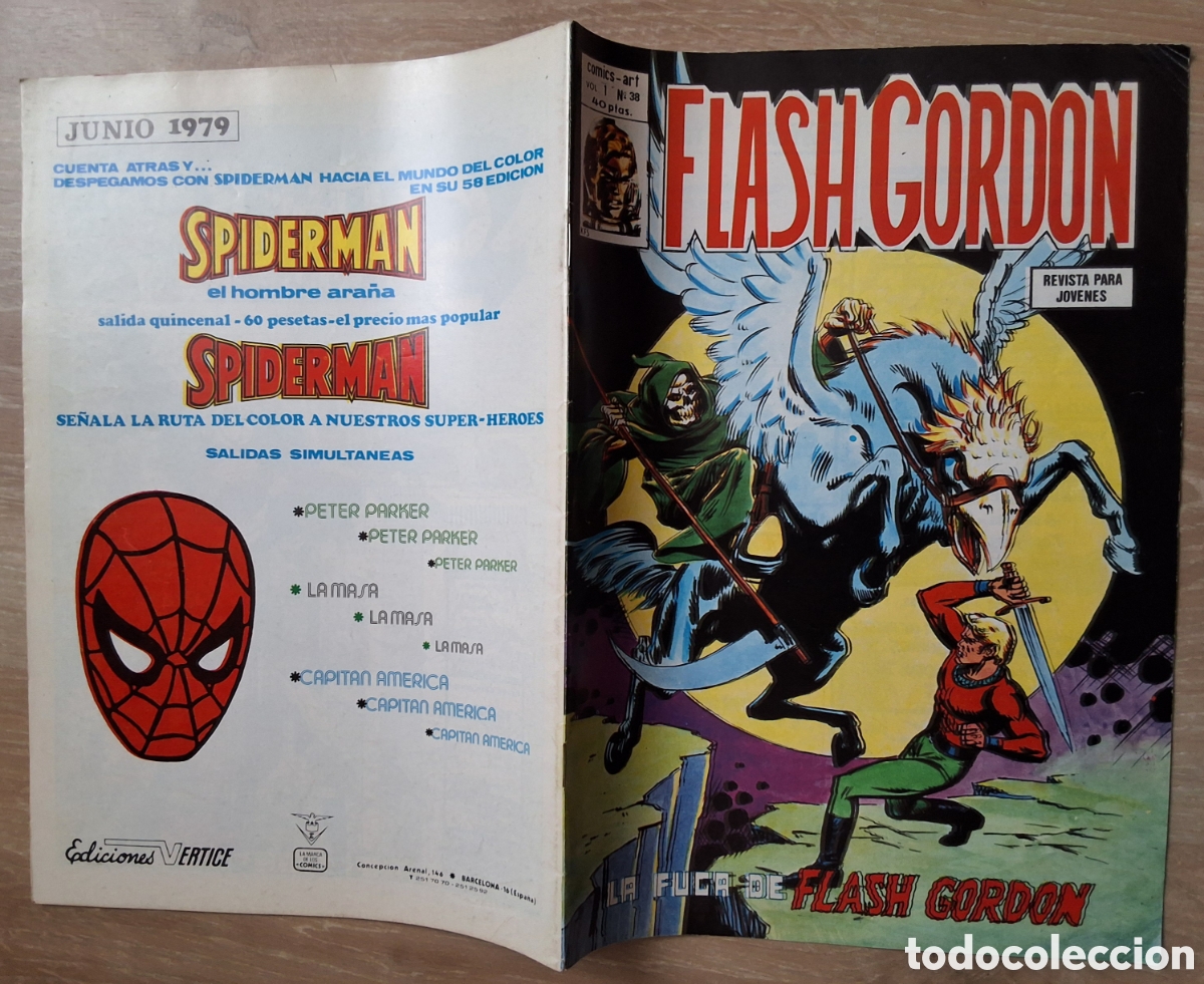 C&oacute;mics: Flash gordon comic volumen 1 n&uacute;mero 38 edita vertice - Foto 1