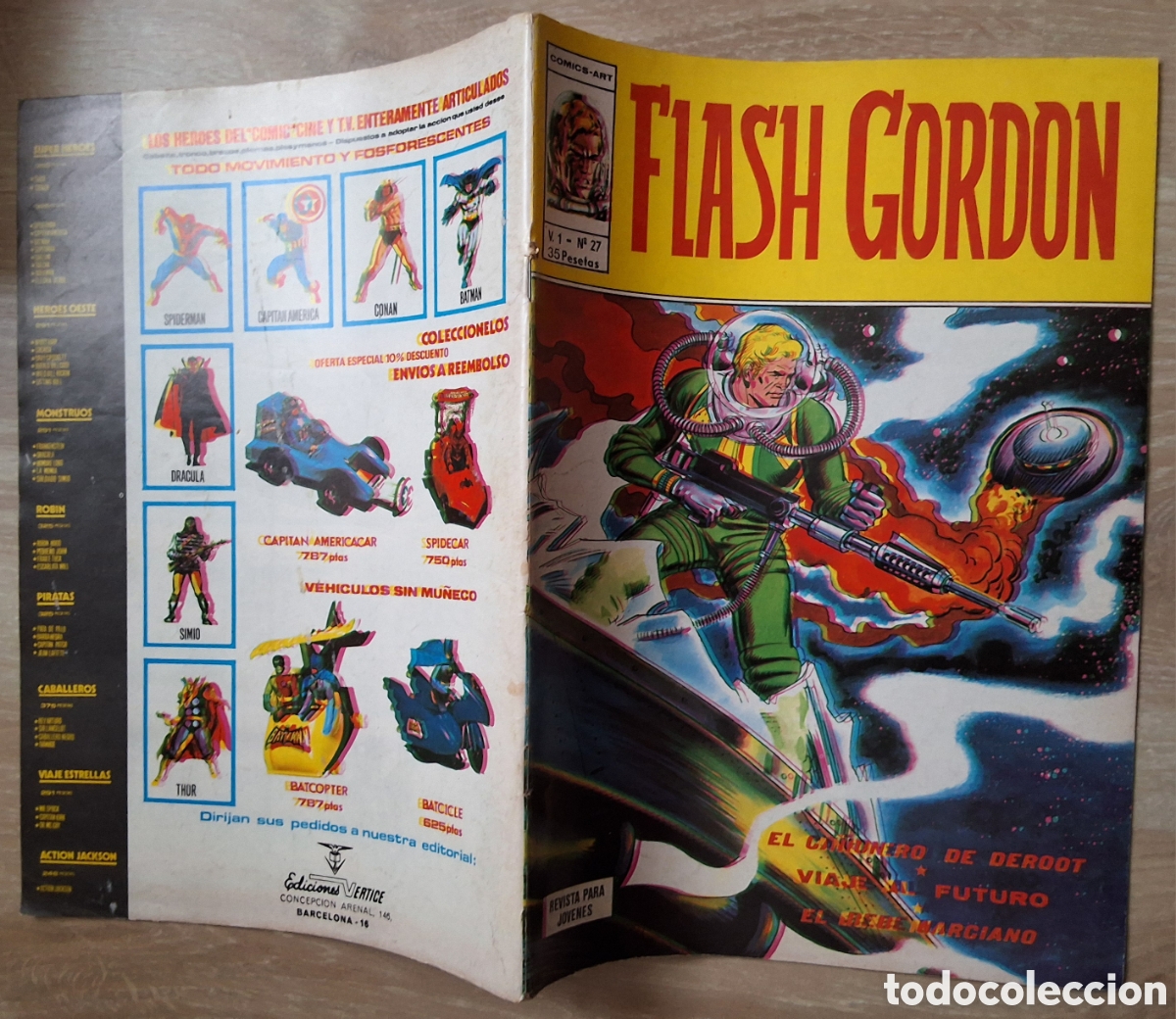 C&oacute;mics: Flash gordon comic volumen 1 n&uacute;mero 27 edita vertice - Foto 1