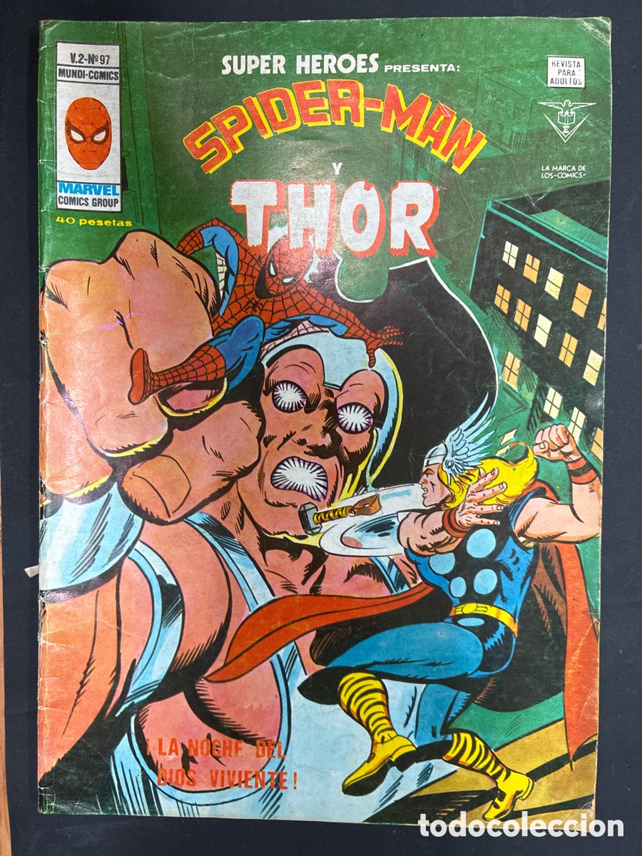 C&oacute;mics: COMIC SUPER HEROES V2 N&ordm; 97 PRESENTA SPIDER-MAN Y THOR EDITORIAL VERTICE - Foto 1