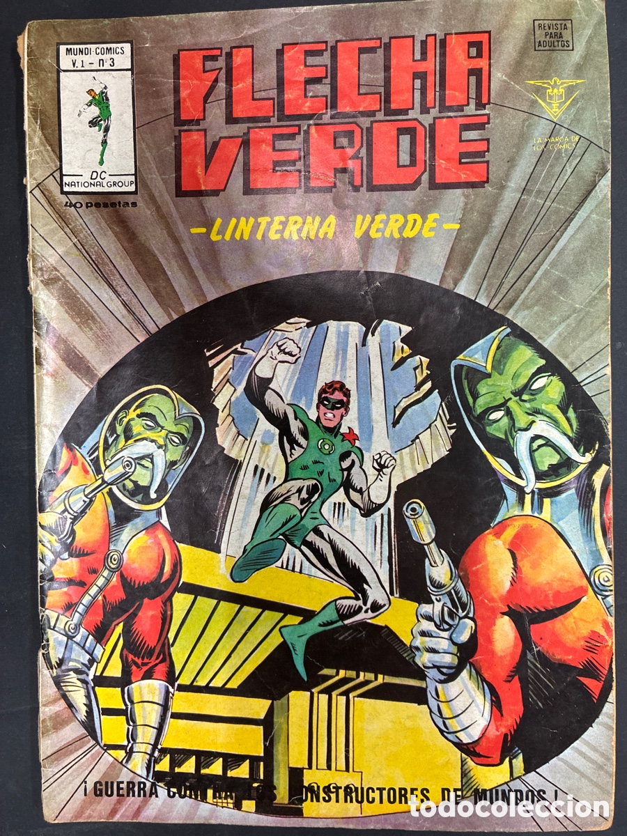 Comics: COMIC FLECHA VERDE LINTERNA VERDE VOL 1 N&ordm; 3 EDITORIAL VERTICE