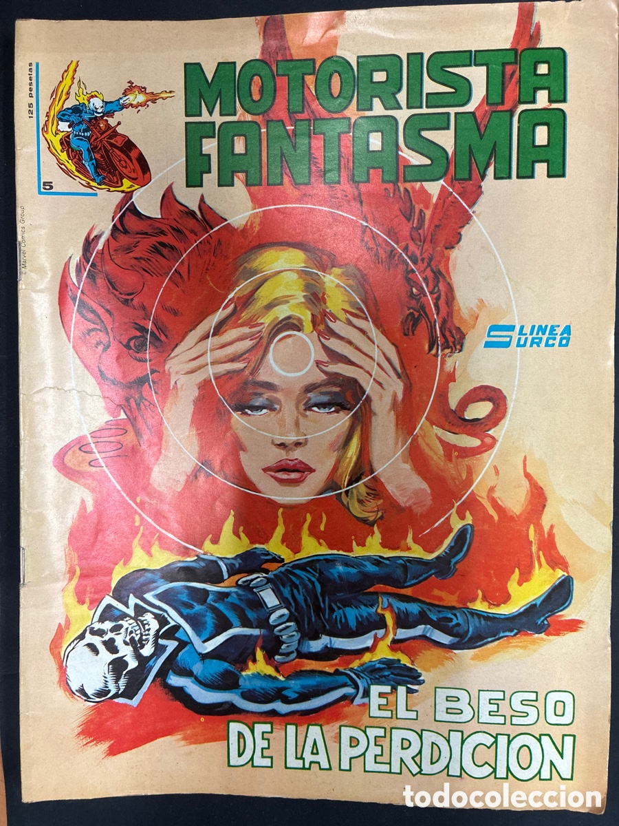Comics: COMIC MOTORISTA FANTASMA N&ordm;5 EDITORIAL VERTICE LINEA SURCO