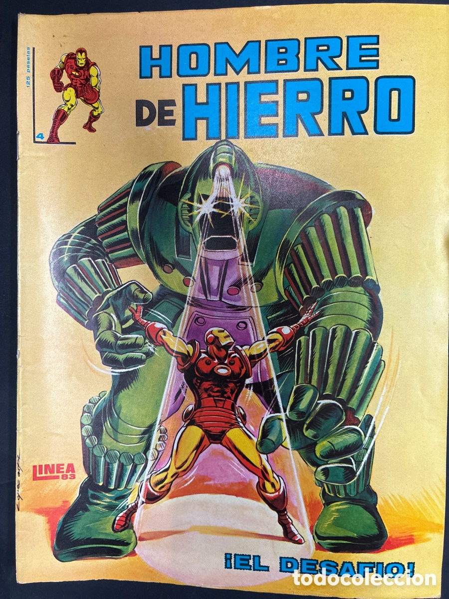 Comics: COMIC HOMBRE DE HIERRO N&ordm; 4 EDITORIAL VERTICE LINEA SURCO