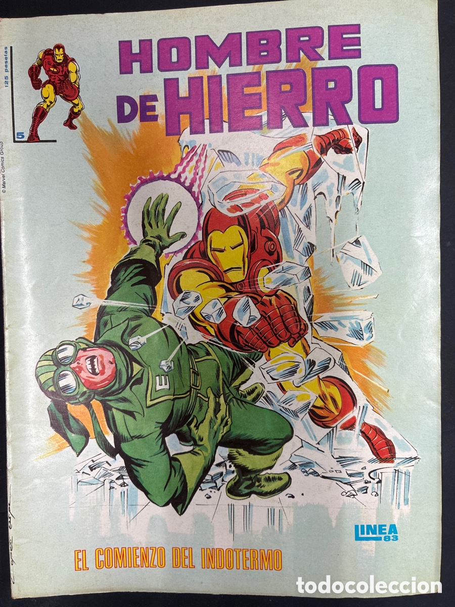 C&oacute;mics: COMIC HOMBRE DE HIERRO N&ordm; 5 EDITORIAL VERTICE LINEA SURCO - Foto 1