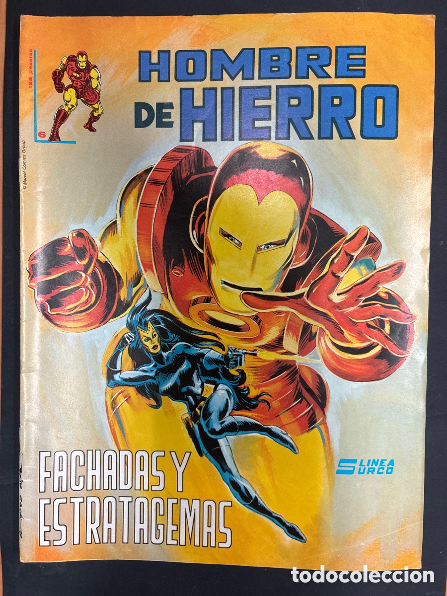 Comics: COMIC HOMBRE DE HIERRO N&ordm; 6 EDITORIAL VERTICE LINEA SURCO