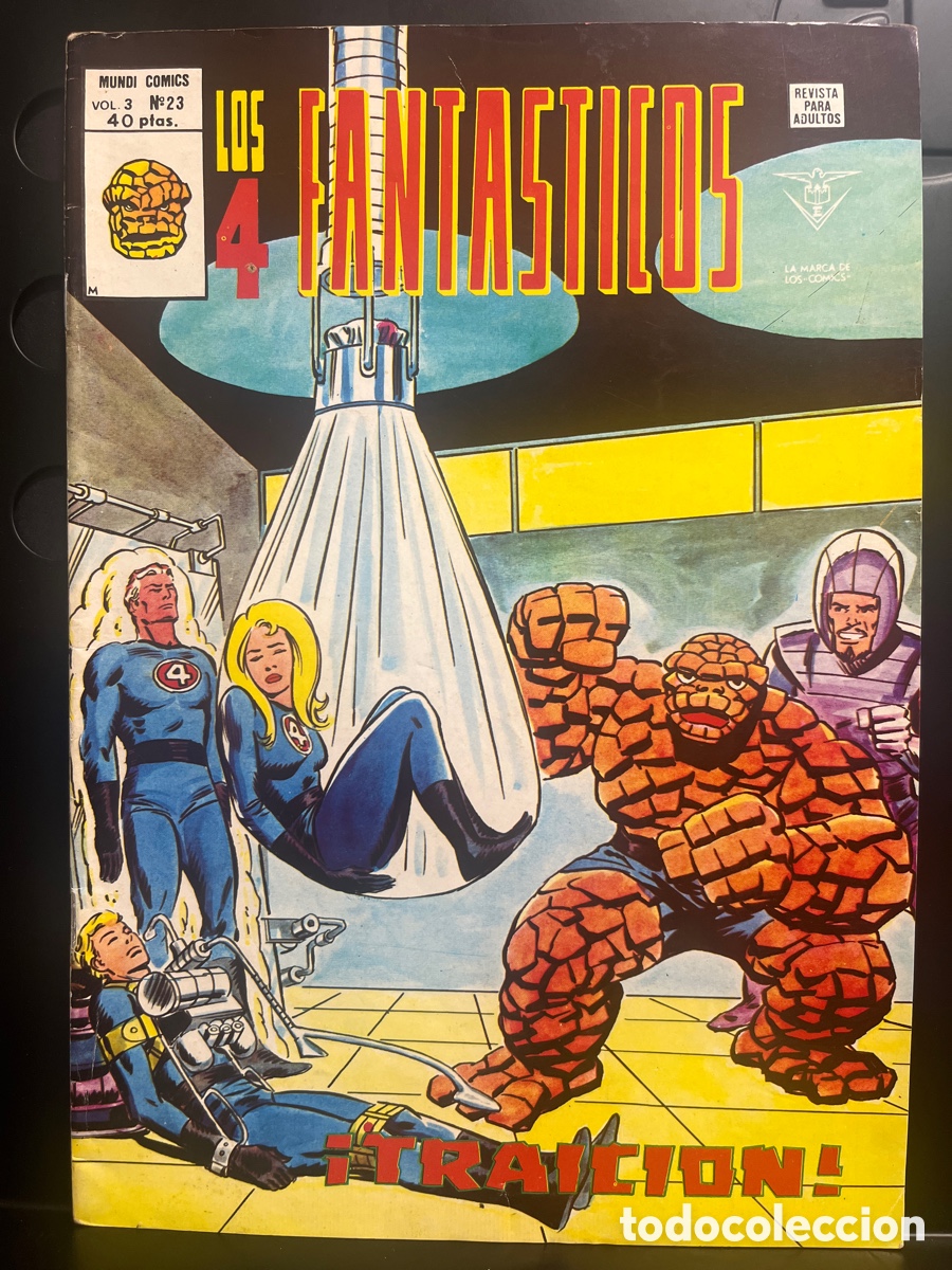 Comics: LOS 4 FANT&Aacute;STICOS VOL.3 N.23 TRAICI&Oacute;N MUNDI-C&Oacute;MICS ( 1977/1980 )