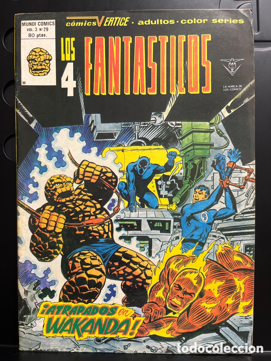 Comics: LOS 4 FANT&Aacute;STICOS VOL.3 N.29 ATRAPADOS EN WAKANDA MUNDI-C&Oacute;MICS ( 1977/1980 )