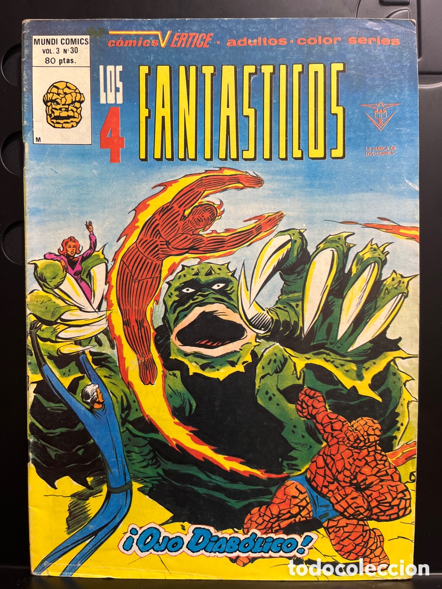 Comics: LOS 4 FANT&Aacute;STICOS VOL.3 N.30 OJO DIAB&Oacute;LICO MUNDI-C&Oacute;MICS ( 1977/1980 )