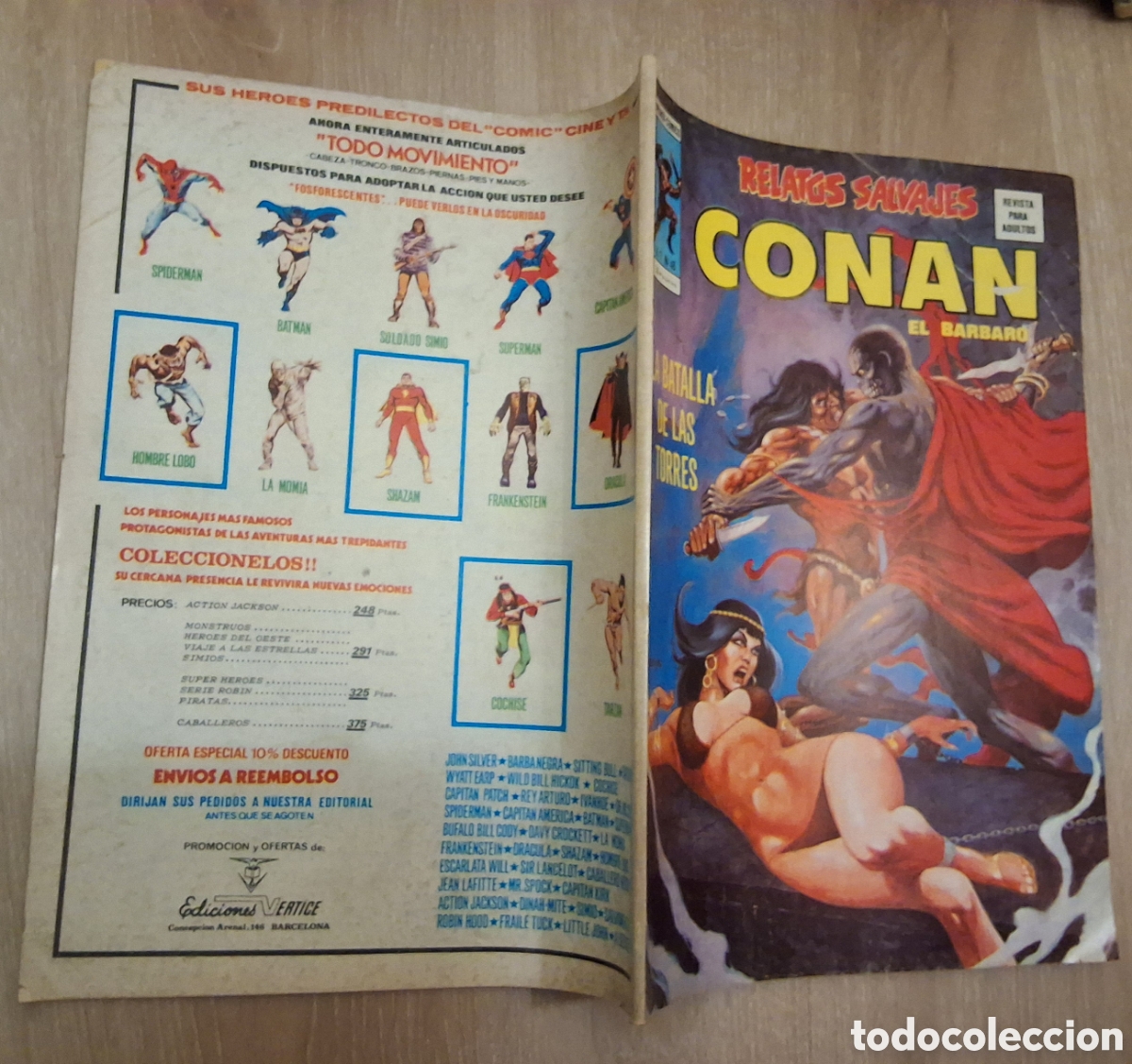 Fumetti: Conan el barbaro relatos salvajes comic volumen 1 n&uacute;mero 48 edita vertice
