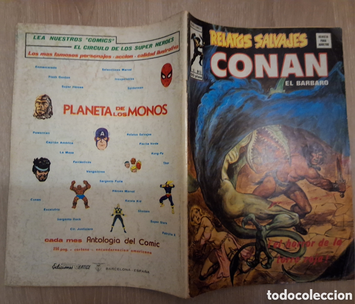 Fumetti: Conan el barbaro relatos salvajes comic volumen 1 n&uacute;mero 55 edita vertice