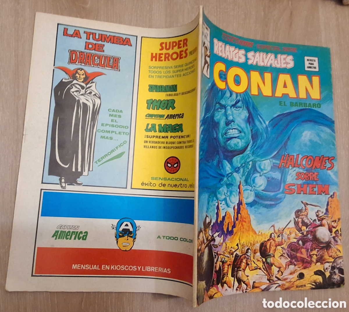 Comics : Conan el barbaro relatos salvajes comic volumen 1 n&uacute;mero 76 edita vertice