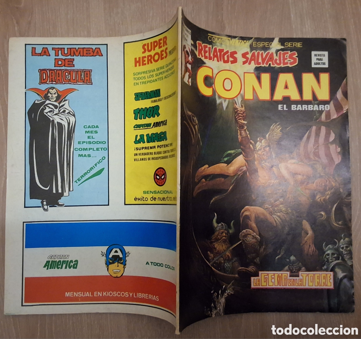 Comics : Conan el barbaro relatos salvajes comic volumen 1 n&uacute;mero 81 edita vertice