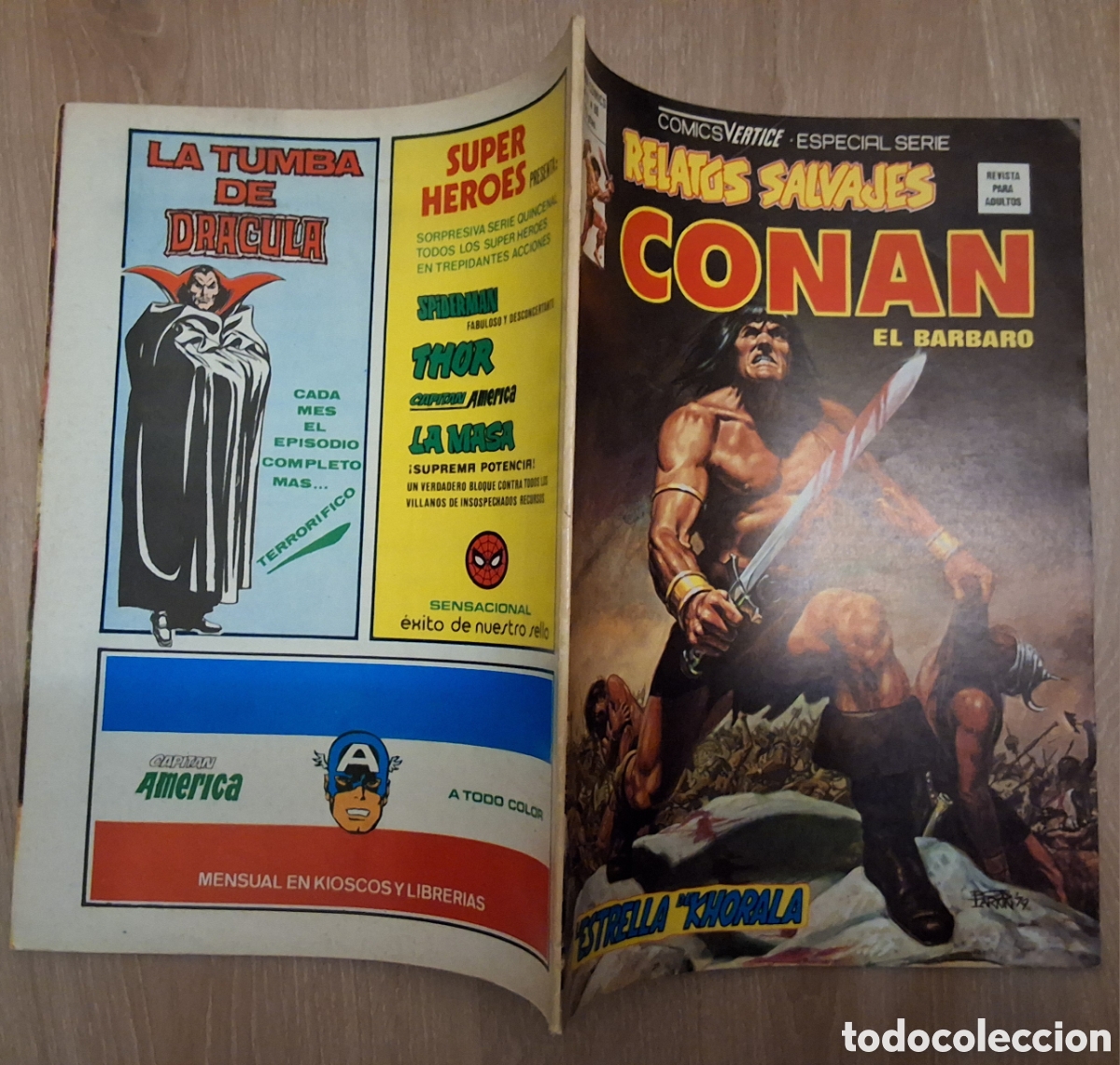 Comics: Conan el barbaro relatos salvajes comic volumen 1 n&uacute;mero 80 edita vertice