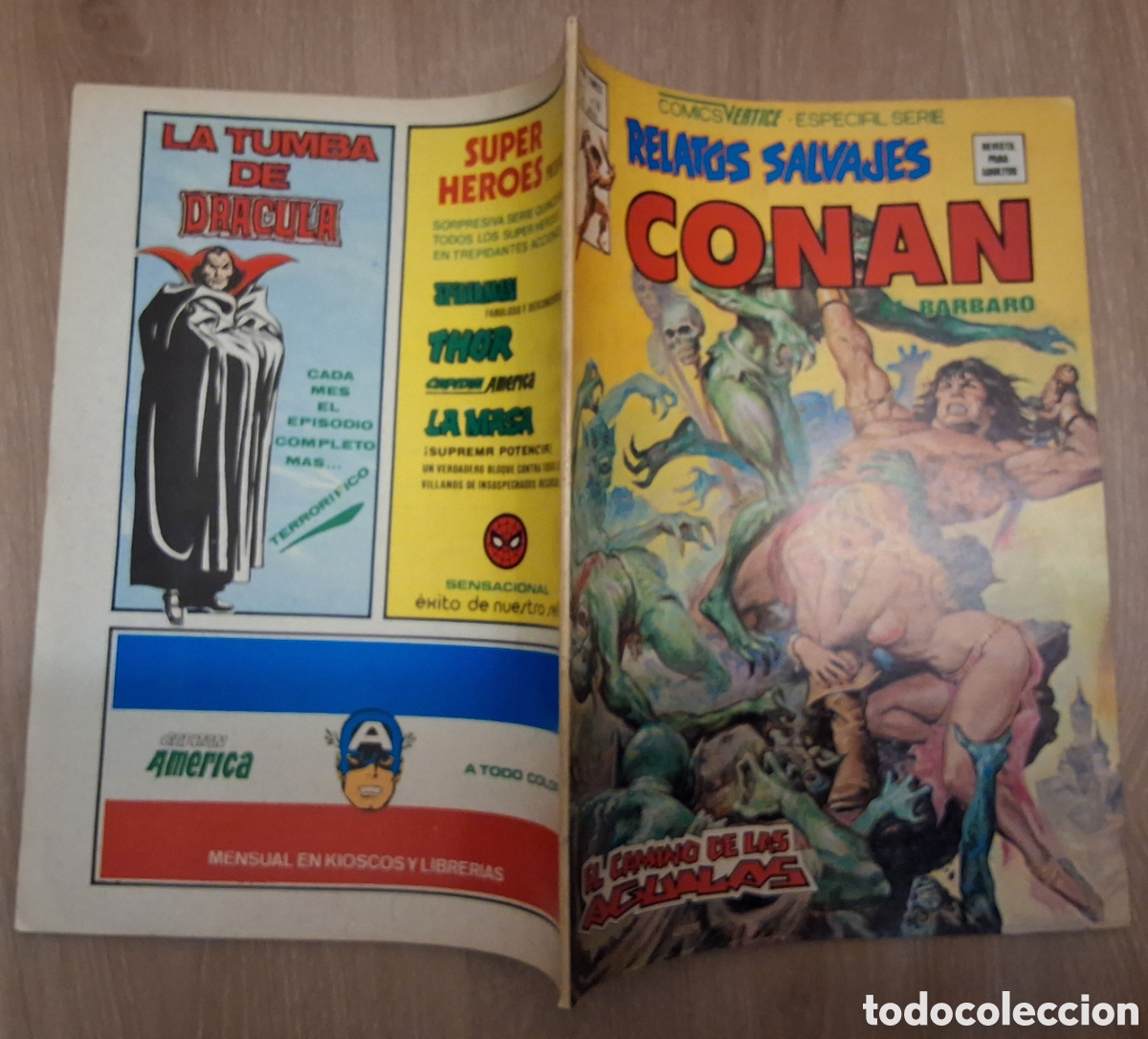 Comics: Conan el barbaro relatos salvajes comic volumen 1 n&uacute;mero 78 edita vertice
