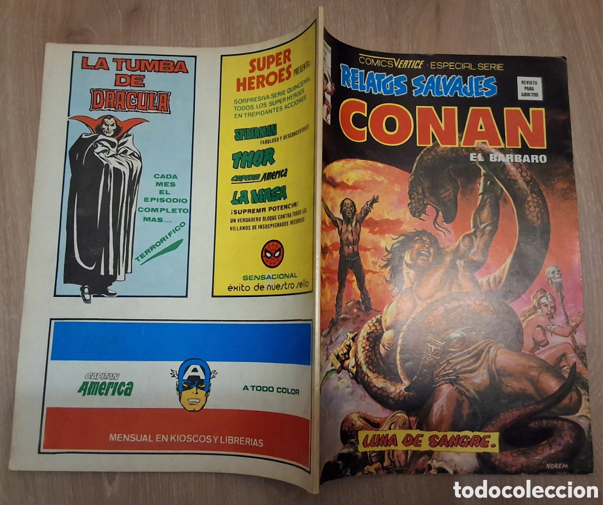 Comics: Conan el barbaro relatos salvajes comic volumen 1 n&uacute;mero 82 edita vertice