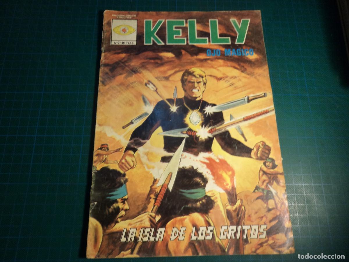 Comics : Kelly Ojo Magico. N&ordm; 3. Vertice Mundicomics. Con se&ntilde;ales de uso.