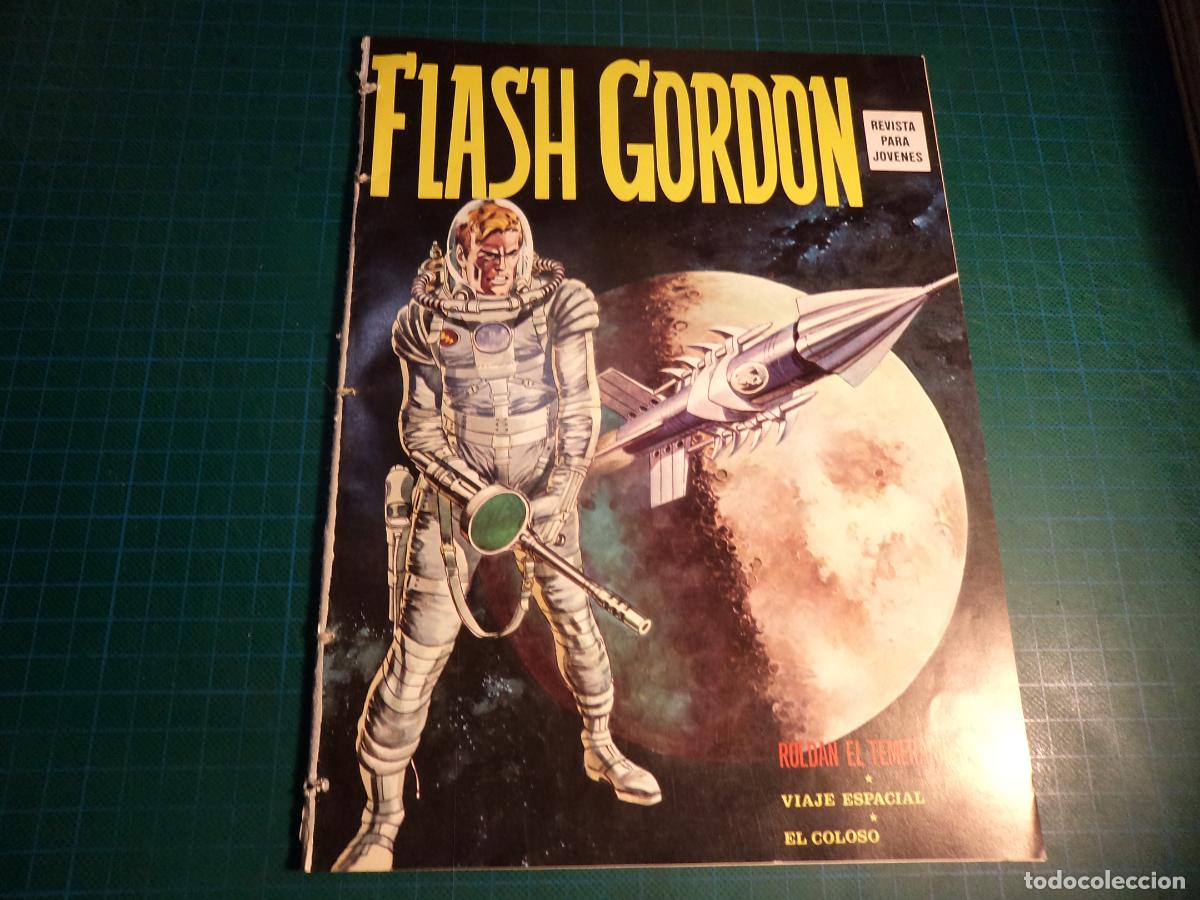 Comics: Flash Gordon Vol 1. N&ordm; 2. Vertice. Procede de encuadernacion. Lomo deteriorado. (Ref. 13-B)
