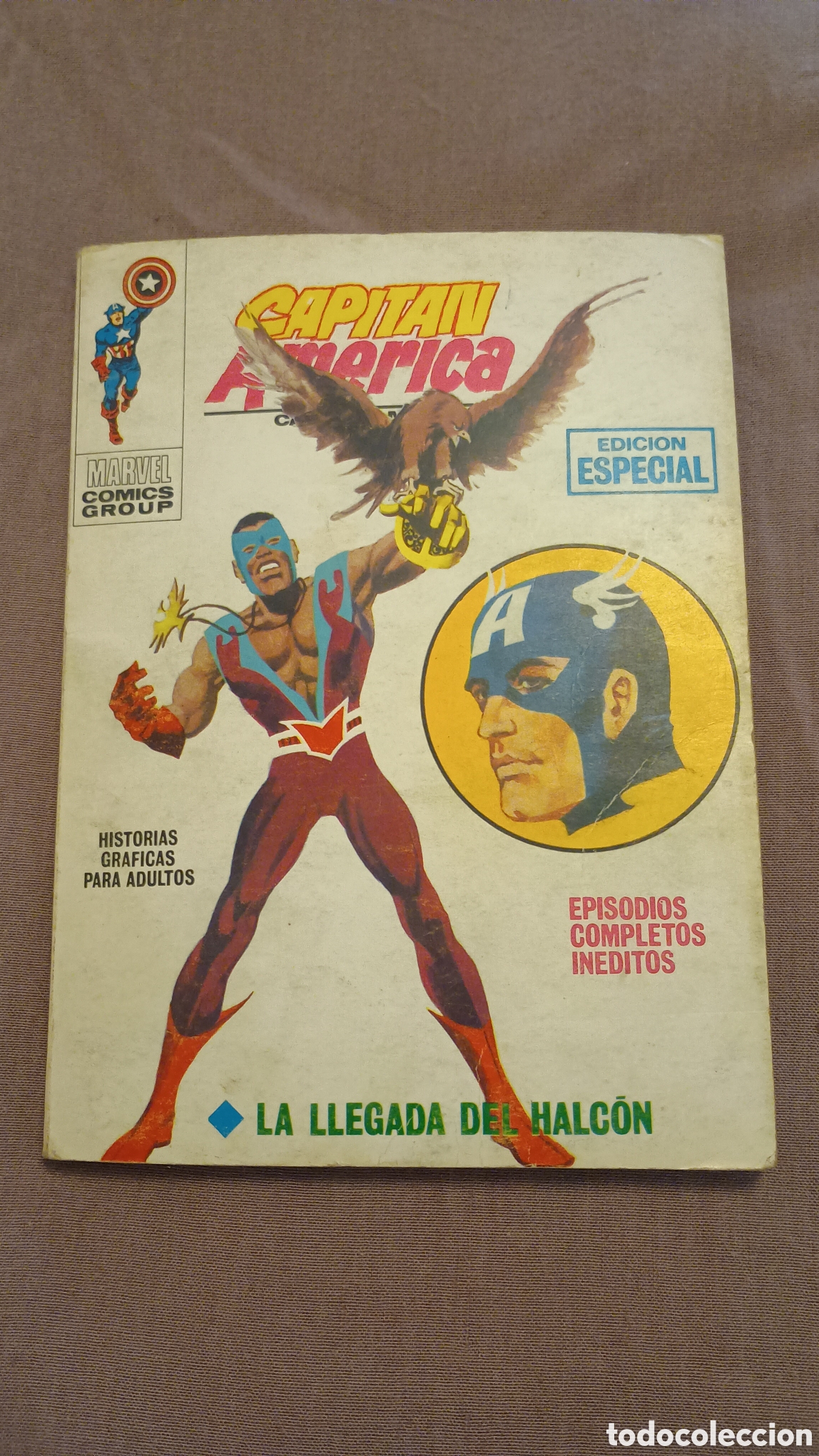 C&oacute;mics: Capit&aacute;n Am&eacute;rica. La llegada del halc&oacute;n. Ed. Especial.