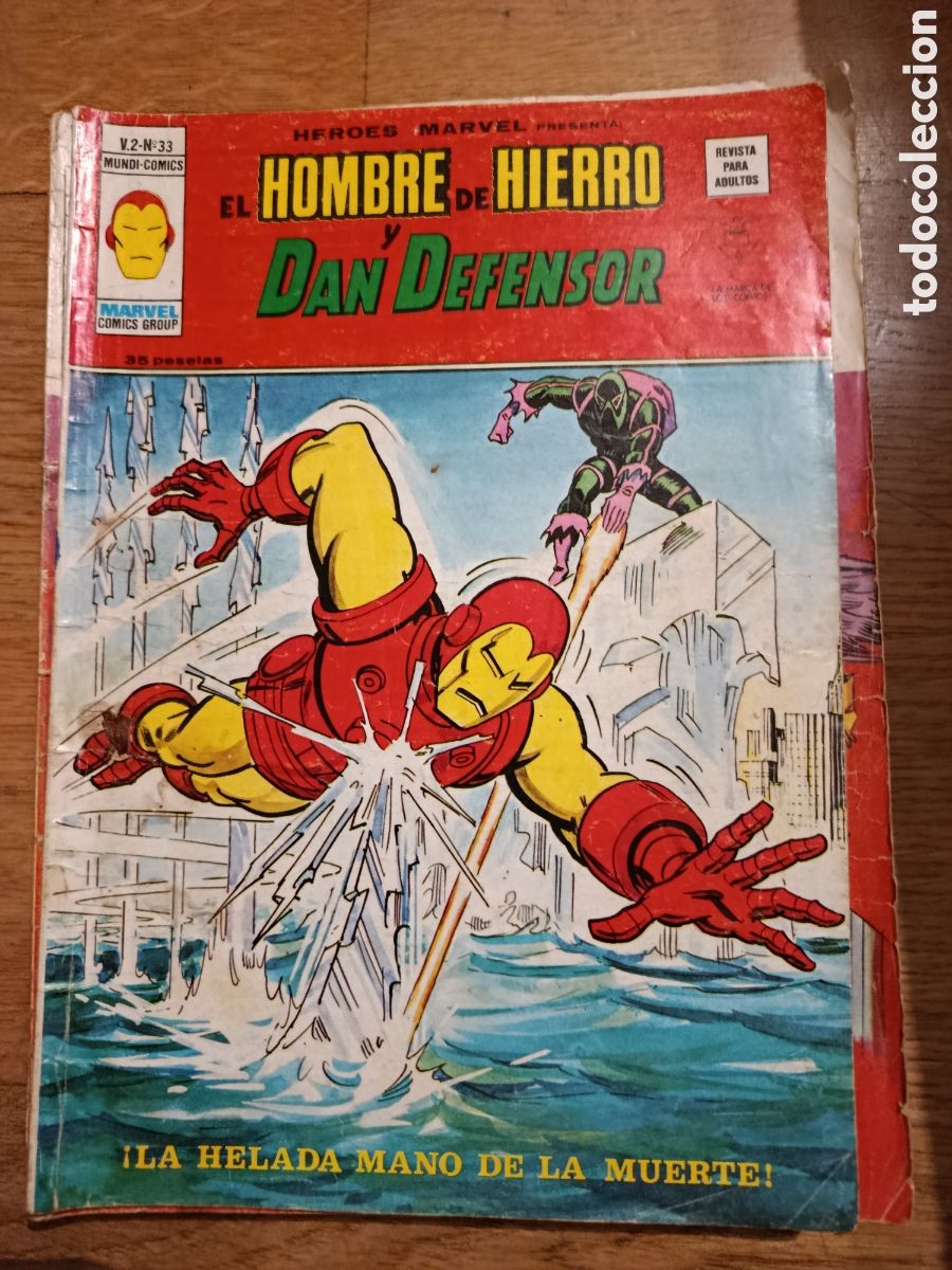 C&oacute;mics: El Hombre de Hierro y Dan Defensor V2 n&ordm; 33 - Foto 1