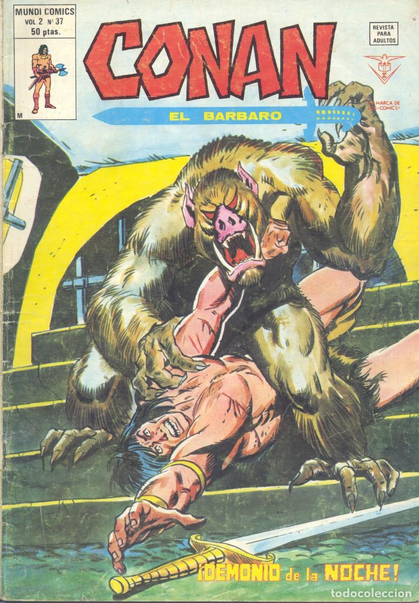 Fumetti: CONAN EL BARBARO 37. 25. EDICIONES V&Eacute;RTICE, 1980 (CAJA 2)