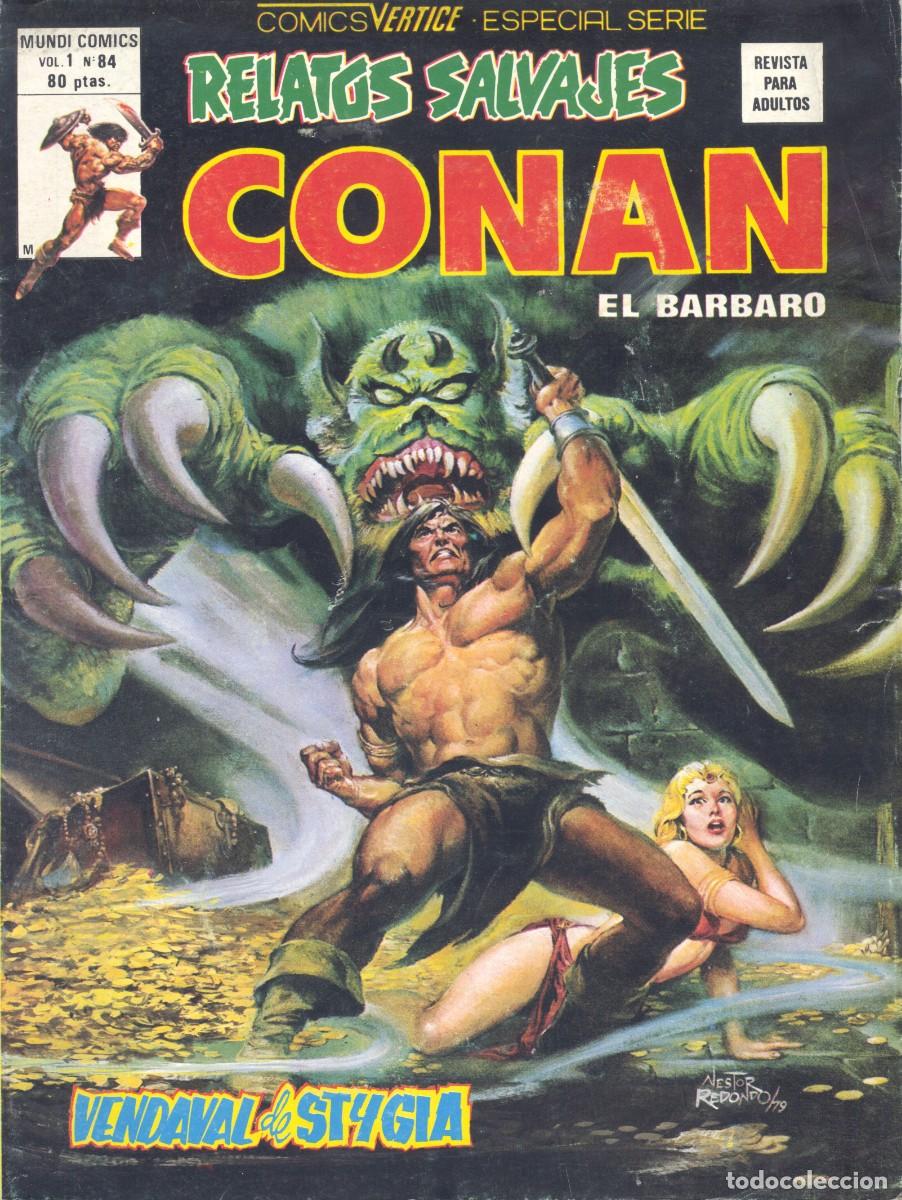 Comics: CONAN 84. RELATOS SALVAJES. EDITORIAL V&Eacute;RTICE, 1978 (CAJA 2)