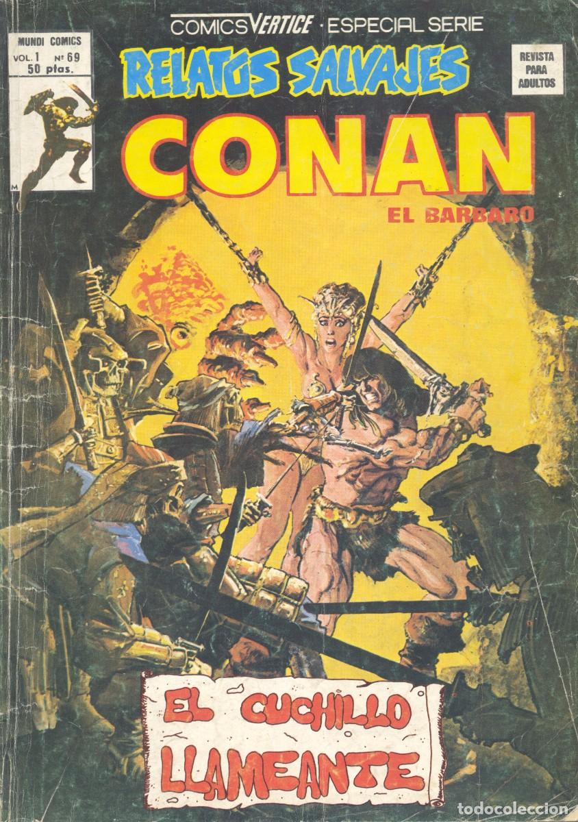 Comics: CONAN 69. RELATOS SALVAJES. EDITORIAL V&Eacute;RTICE, 1978 (CAJA 2)