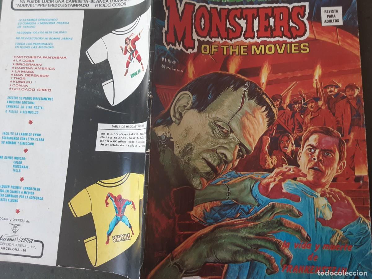 C&oacute;mics: Relatos salvajes. Monsters of the movies la vida y muerte de Frankenstein. Ed. Vertice