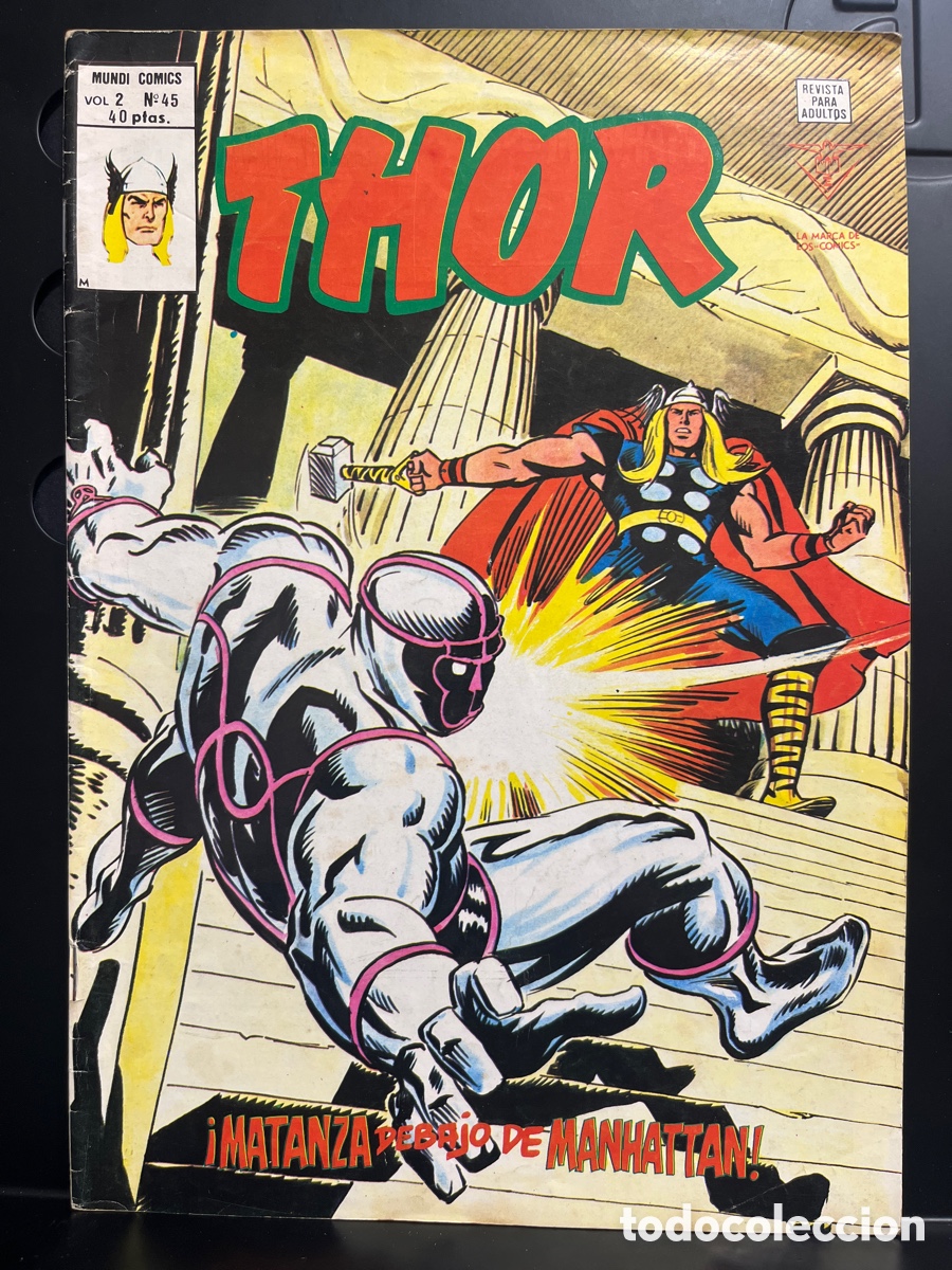 C&oacute;mics: THOR VOL.2 N.45 MATANZA DEBAJO MANHATTAN MUNDI-C&Oacute;MICS ( 1974/1980 )