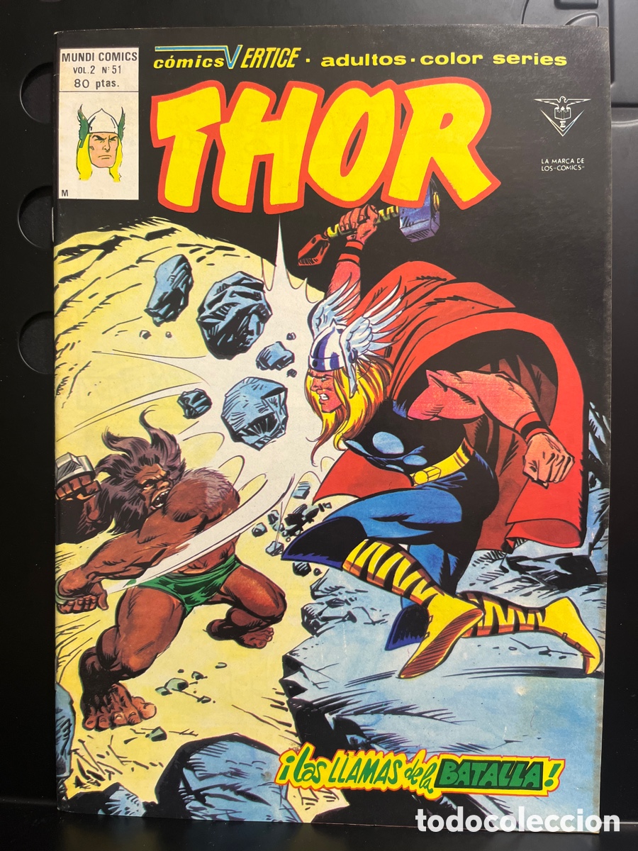 C&oacute;mics: THOR VOL.2 N.51 LAS LLAMAS DE LA BATALLA MUNDI-C&Oacute;MICS ( 1974/1980 )
